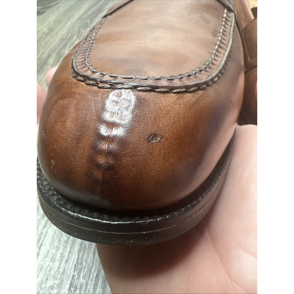 Edward Green Sloane Penny Loafers Brown Leather Slip On Shoes UK 9/9.5 US 10 D - Picture 12 of 16